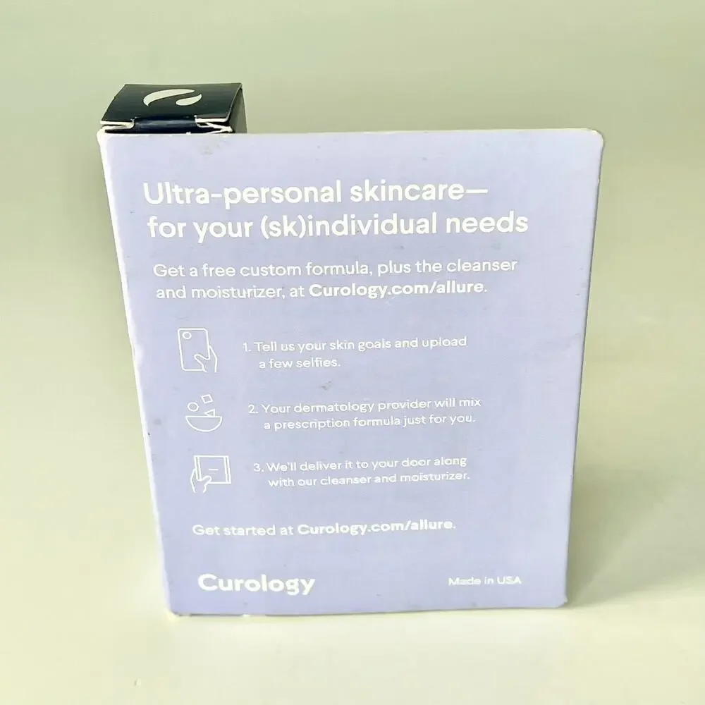 Curology Smooth Sailing Moisturizer Hydration Day Night Travel .5 oz 15ml NIB